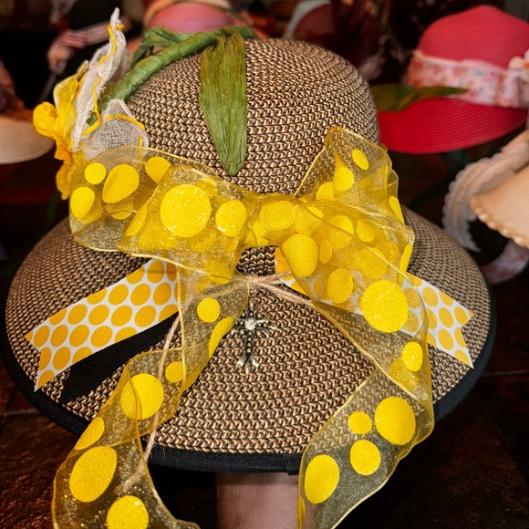 San Diego Hat Company Accessories - San Diego Hat Co Ladies Fedora Sunhat with embellishment